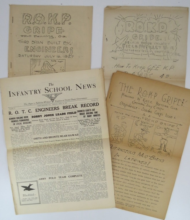 THE ROKP GRIPE & THE INFANTRY SCHOOL NEWS COLLECTION
