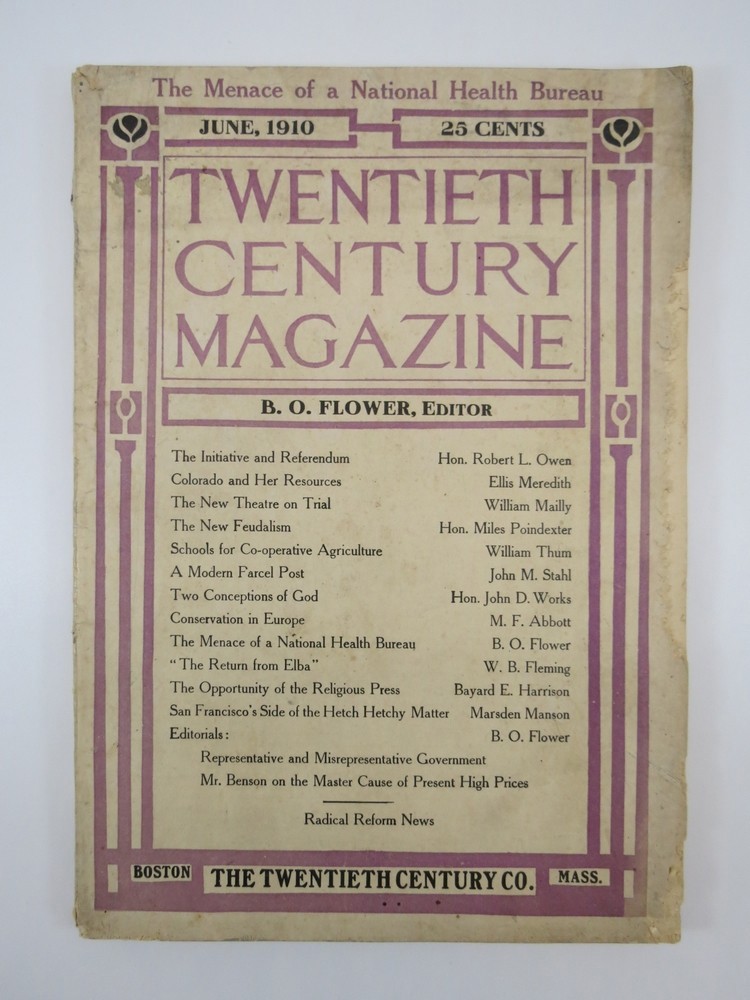 TWENTIETH CENTURY MAGAZINE (JUNE, 1910)