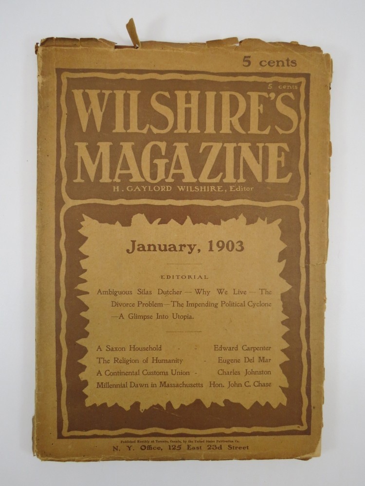 WILSHIRE'S MAGAZINE (JANUARY, 1903)