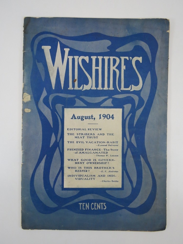 WILSHIRE'S MAGAZINE (AUGUST, 1904)