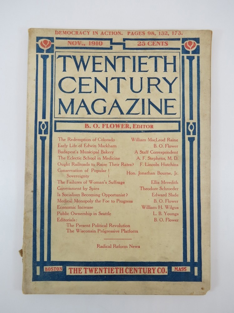 TWENTIETH CENTURY MAGAZINE (NOVEMBER, 1910)