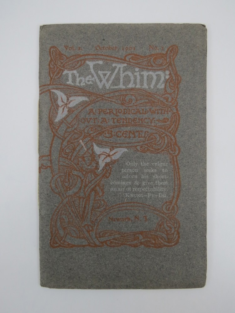 THE WHIM - OCTOBER 1901, VOL. 2. NO. 3; A Periodical Without a Tendency