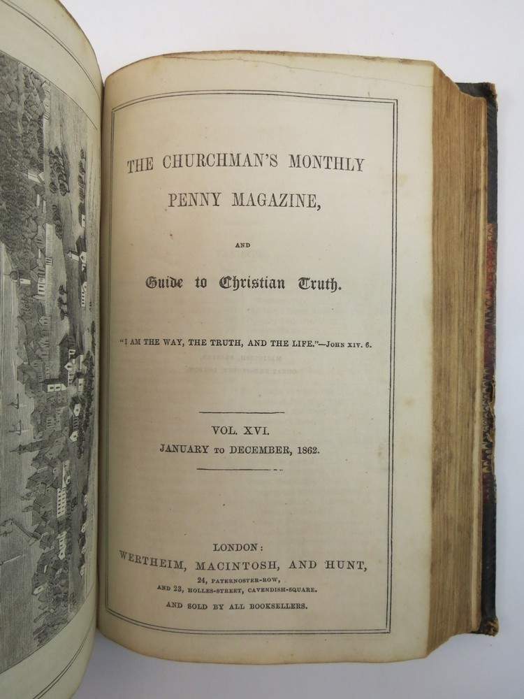 THE CHURCHMAN'S MONTHLY PENNY MAGAZINE (JANUARY 1861 TO DECEMBER 1862)