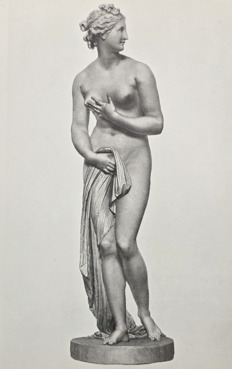 ANTIQUE ANTONIO CANOVA PRINT VENUS GODDESS OF LOVE SCULPTURE NEOCLASSICAL