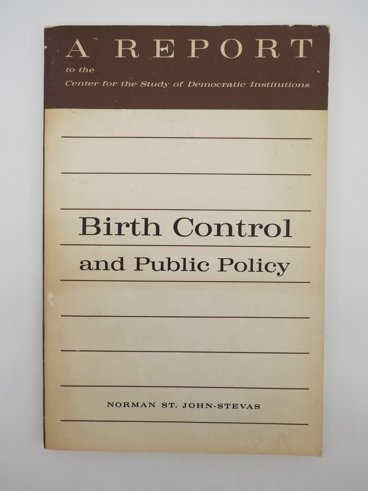 BIRTH CONTROL AND PUBLIC POLICY