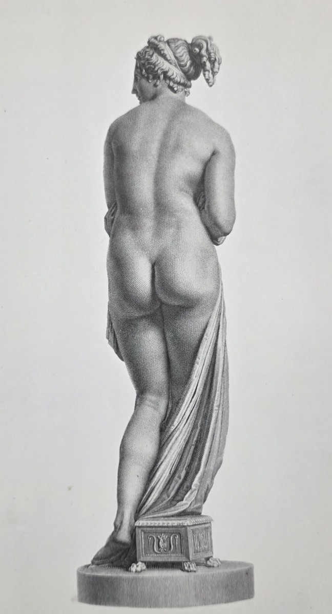 ANTIQUE ANTONIO CANOVA PRINT VENUS GREEK GODDESS SCULPTURE NEOCLASSICAL