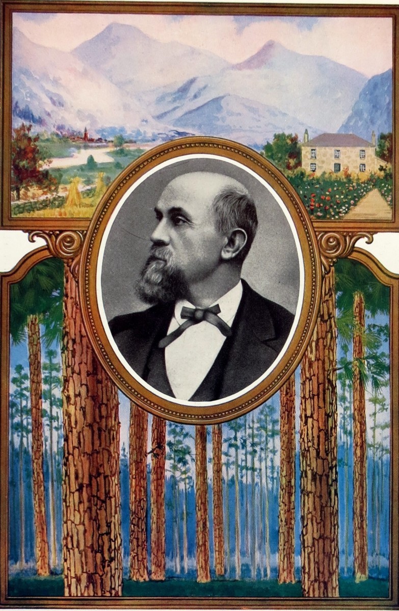 VINTAGE 1927 WILLIAM CAMERON COMPANY AMERICAN LUMBERMAN ARTS & CRAFTS PRINT