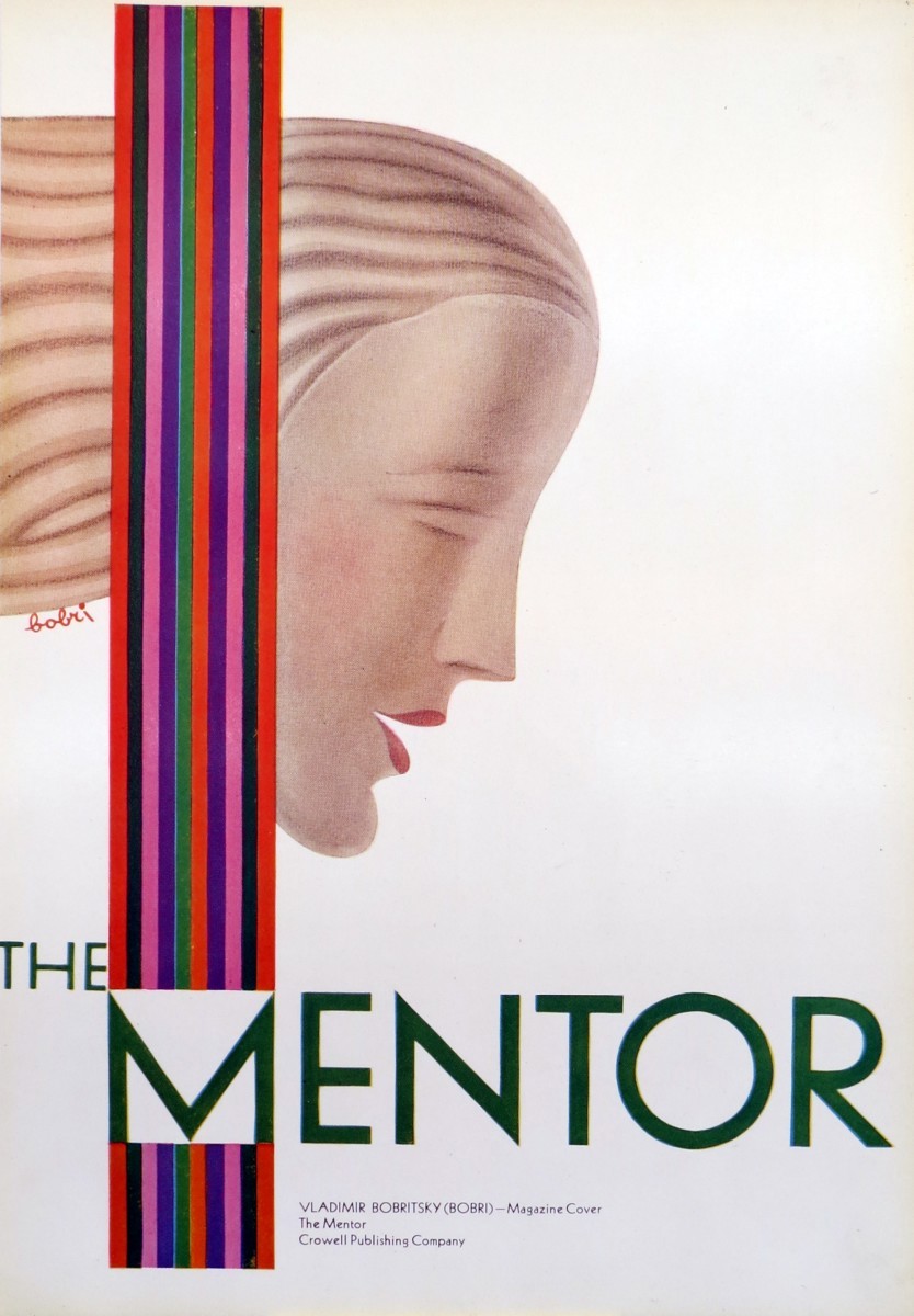 1930 ART DECO MENTOR MAGAZINE COVER PRINT BY VLADIMIR BOBRITSKY BOBRI