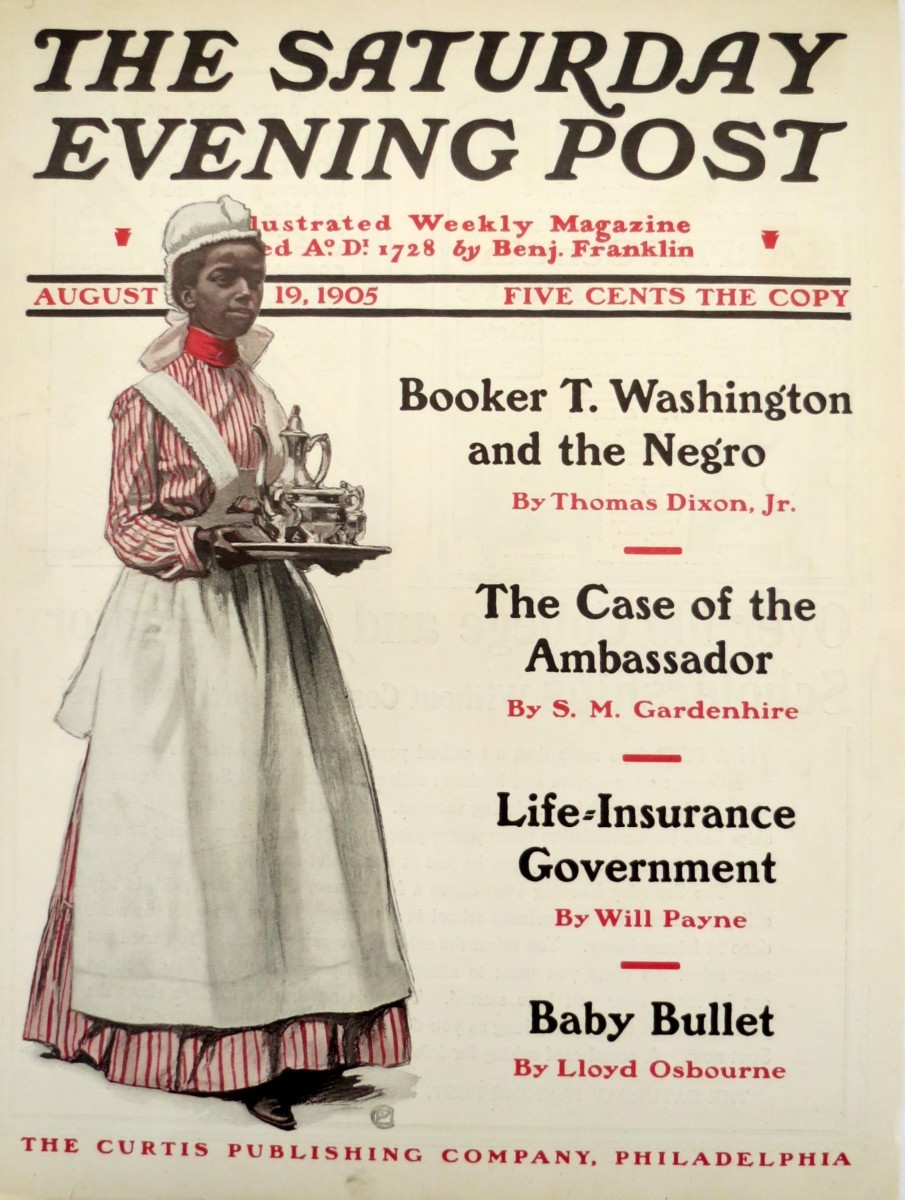 RARE ORIGINAL EMLEN MCCONNELL AUGUST 19, 1905 SATURDAY EVENING POST COVER