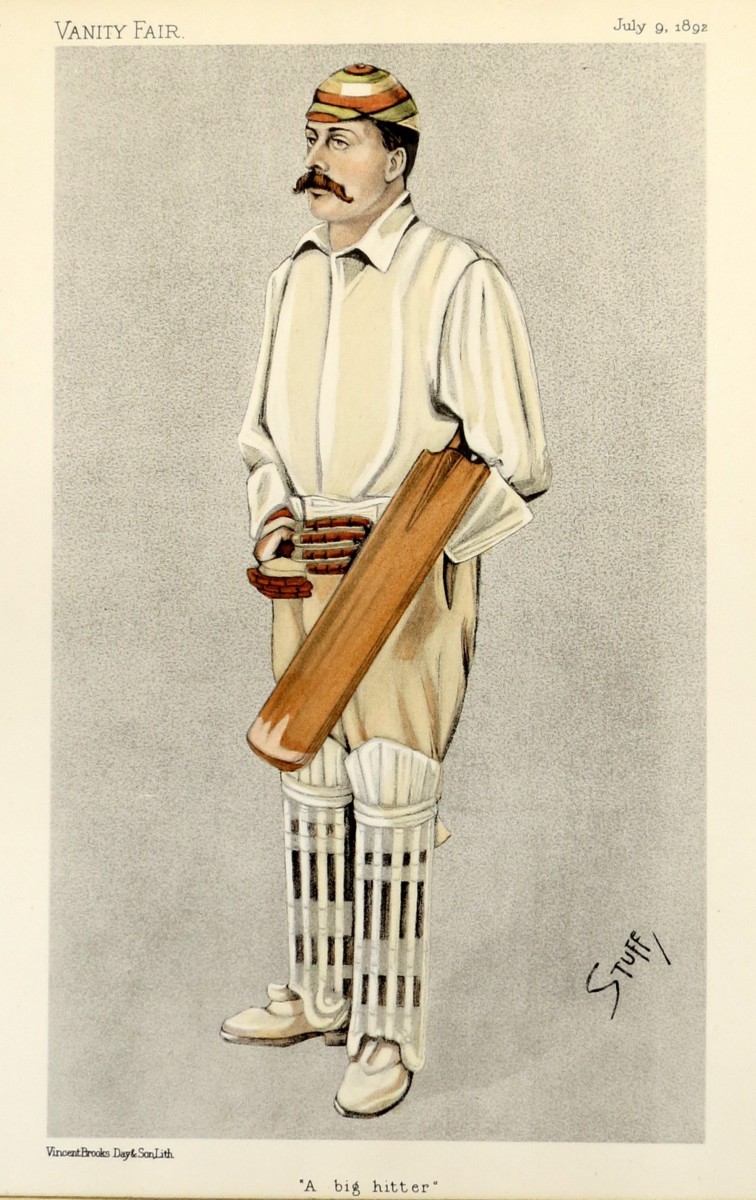 ORIGINAL VANITY FAIR A BIG HITTER MEN OF THE DAY #543 ANDREW ERNEST STODDART JULY 09, 1892