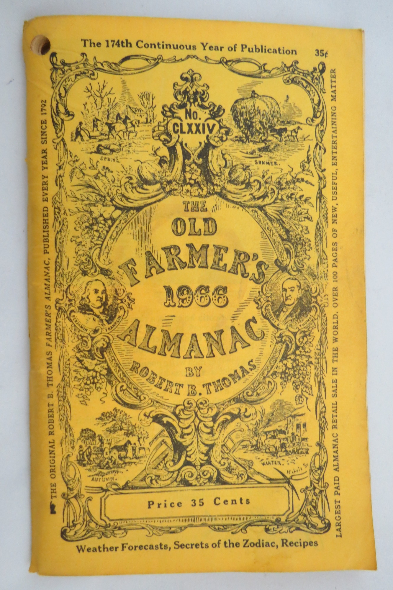 Image for THE OLD FARMER'S 1966 ALMANAC