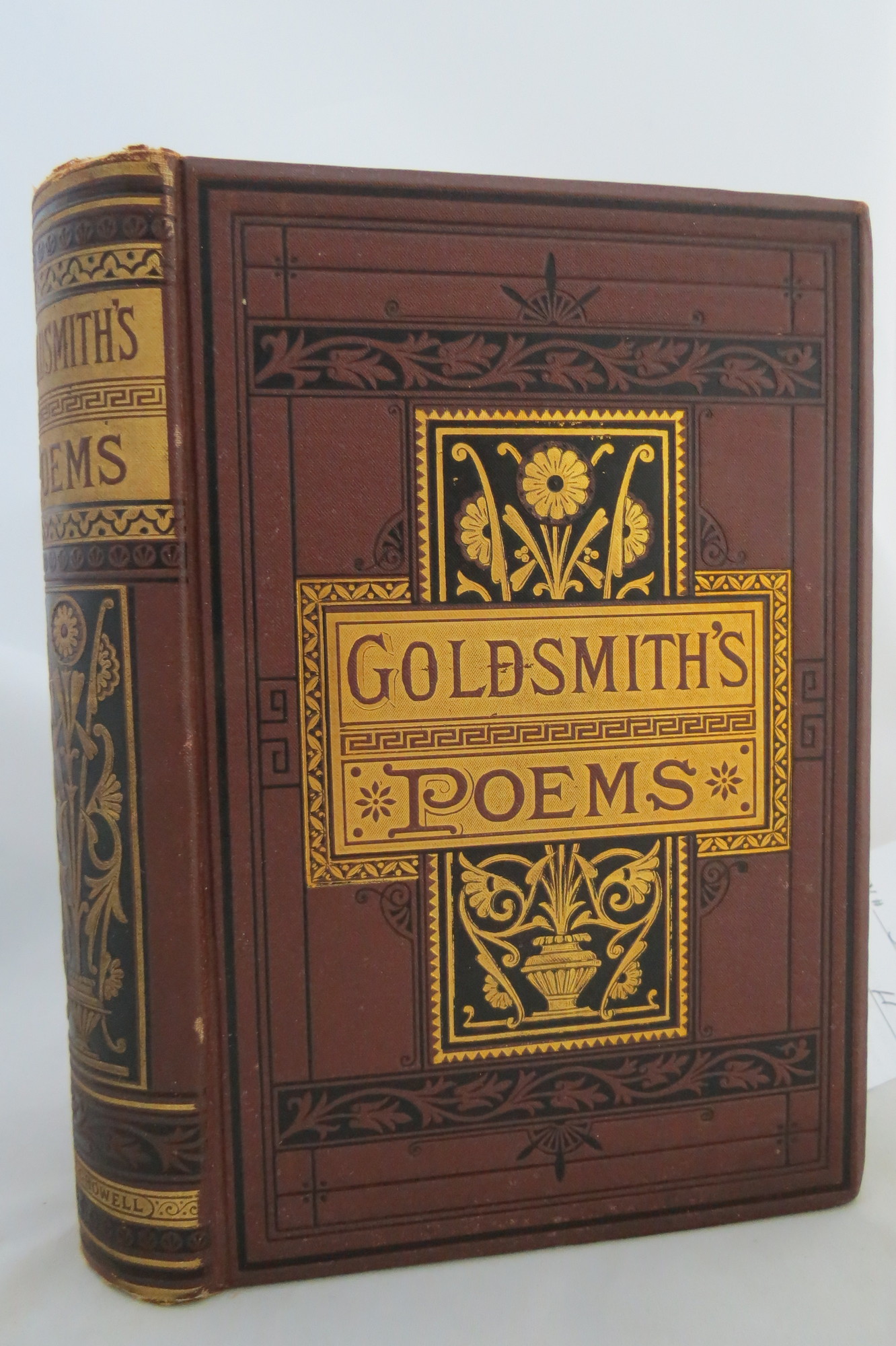 Image for POEMS, PLAYS, AND ESSAYS BY OLIVER GOLDSMITH  (Fine Victorian Binding)