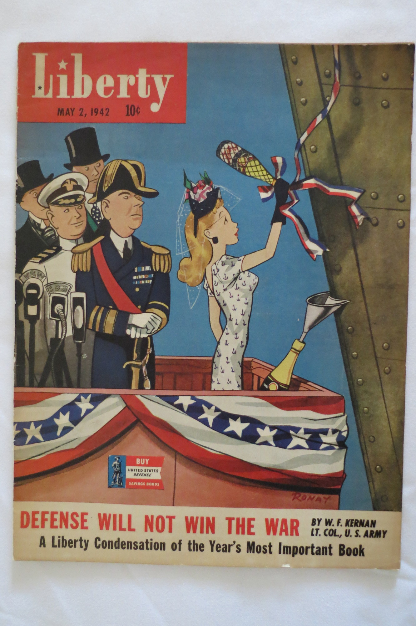 Image for LIBERTY MAGAZINE MAY 2, 1942 (DEFENSE WILL NOT WIN THE WAR; A LIBERTY CONDENSATION OF THE YEAR'S MOST IMPORTANT BOOK)