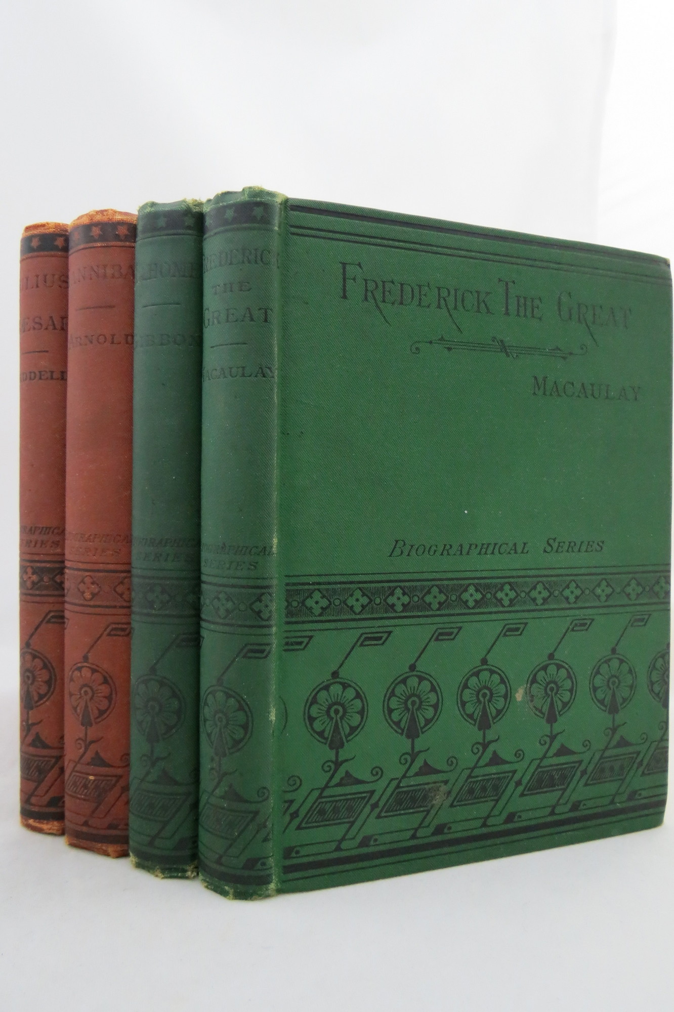 Image for BIOGRAPHICAL SERIES, 4 VOLUMES: LIFE OF MAHOMET; LIFE OF FREDERICK THE GREAT; LIFE OF JULIUS CAESAR; LIFE OF HANNIBAL  (Fine Victorian Bindings)