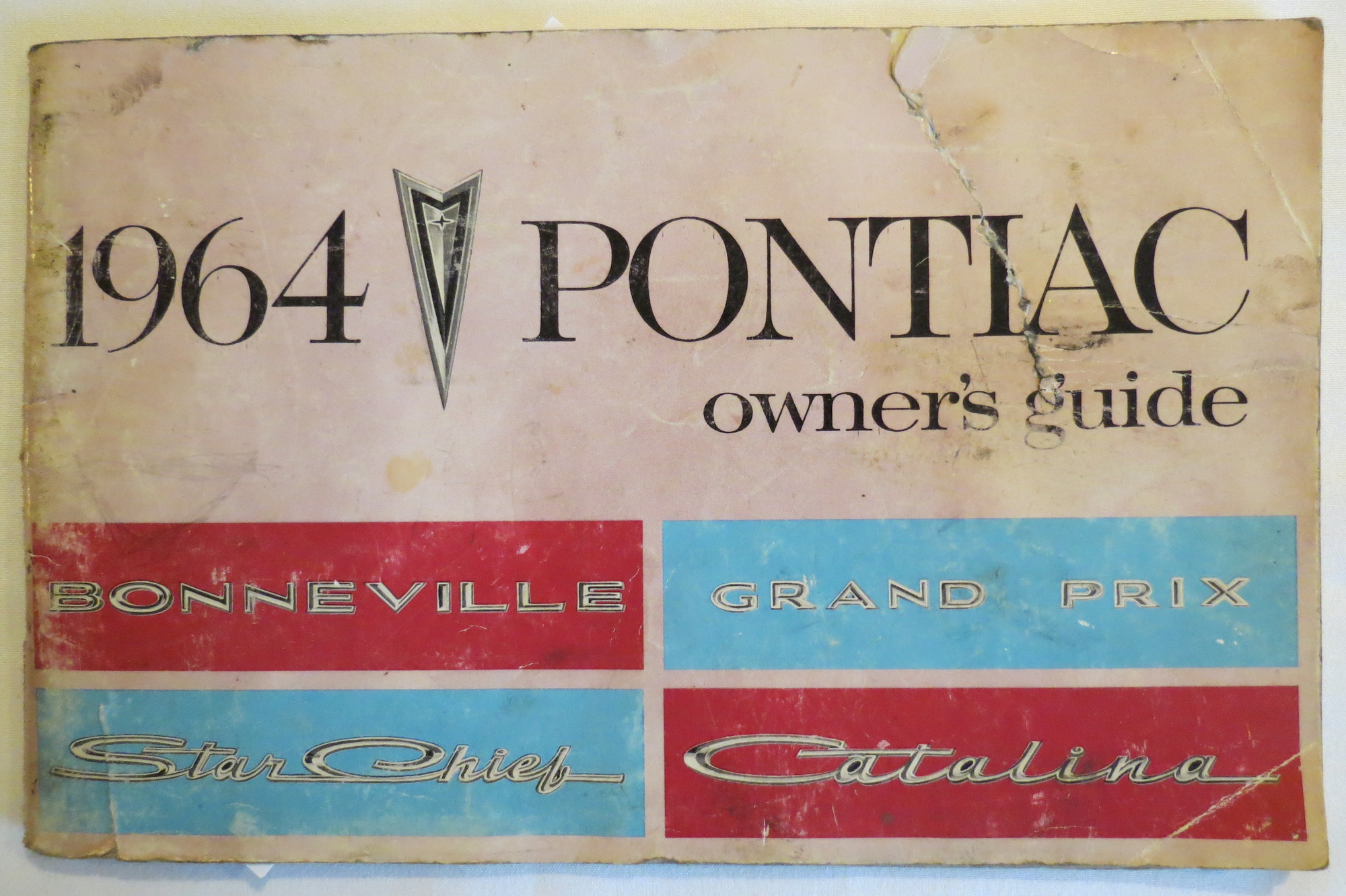 Image for 1964 PONTIAC OWNERS GUIDE Bonneville Grand Prix Star Chief Catalina