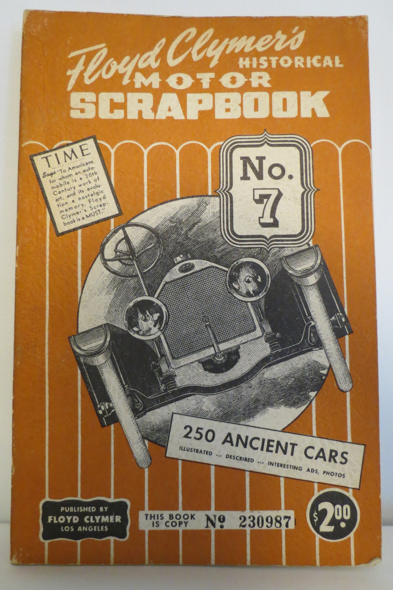 Image for FLOYD CLYMER'S HISTORICAL MOTOR SCRAPBOOK NO. 7 250 Ancient Cars