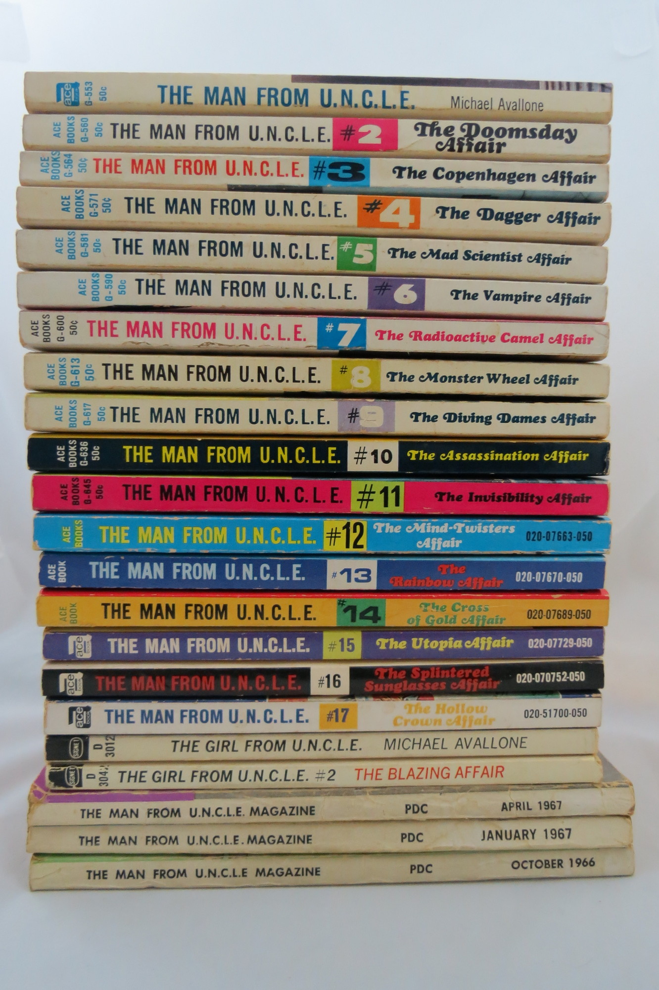 Image for THE MAN FROM U.N.C.L.E. (#1-17) ; PLUS THE GIRL FROM U.N.C.L.E (#1-2) ; PLUS THE MAN FROM U.N.C.L.E. MAGAZINE (3 ISSUES)