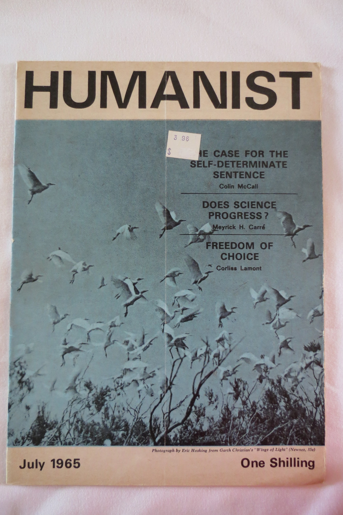 Image for THE HUMANIST MAGAZINE JULY 1965  (Journal of the British Humanist Movement)
