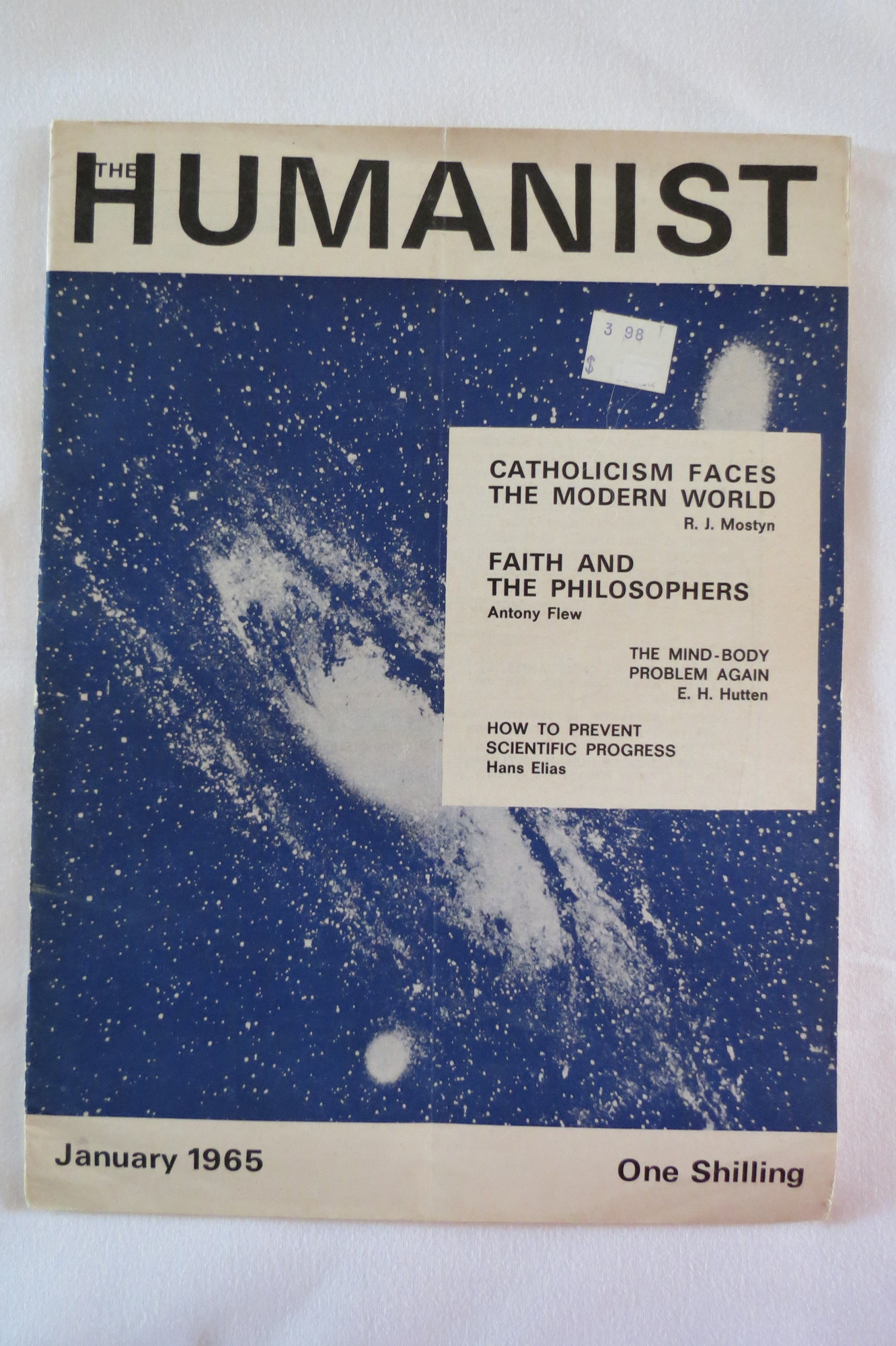 Image for THE HUMANIST MAGAZINE JANUARY 1965  (Journal of the British Humanist Movement)