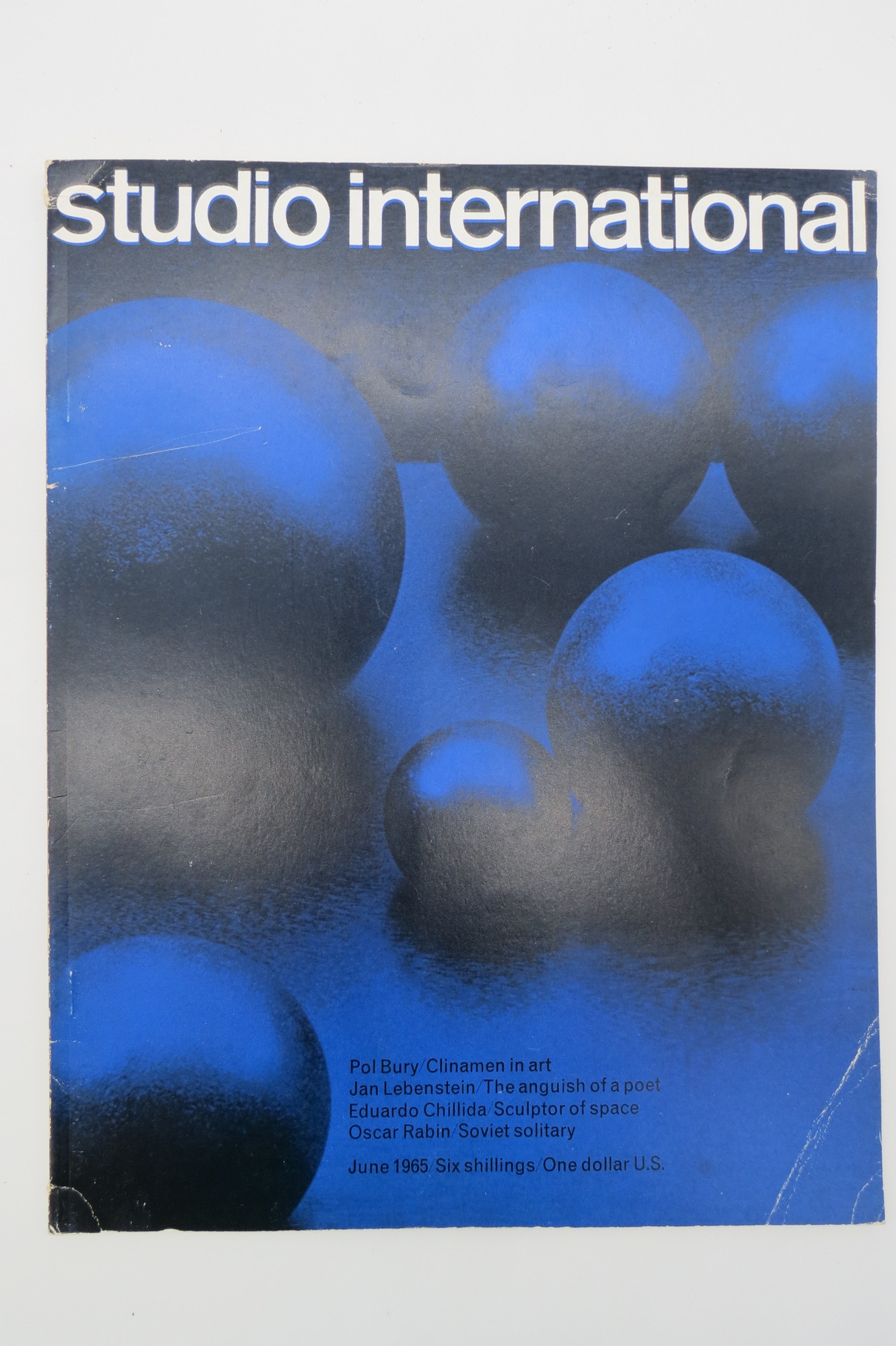 Image for STUDIO INTERNATIONAL JOURNAL MODERN ART VOLUME 169 NUMBER 866 JUNE 1965 (POL BURY COVER)