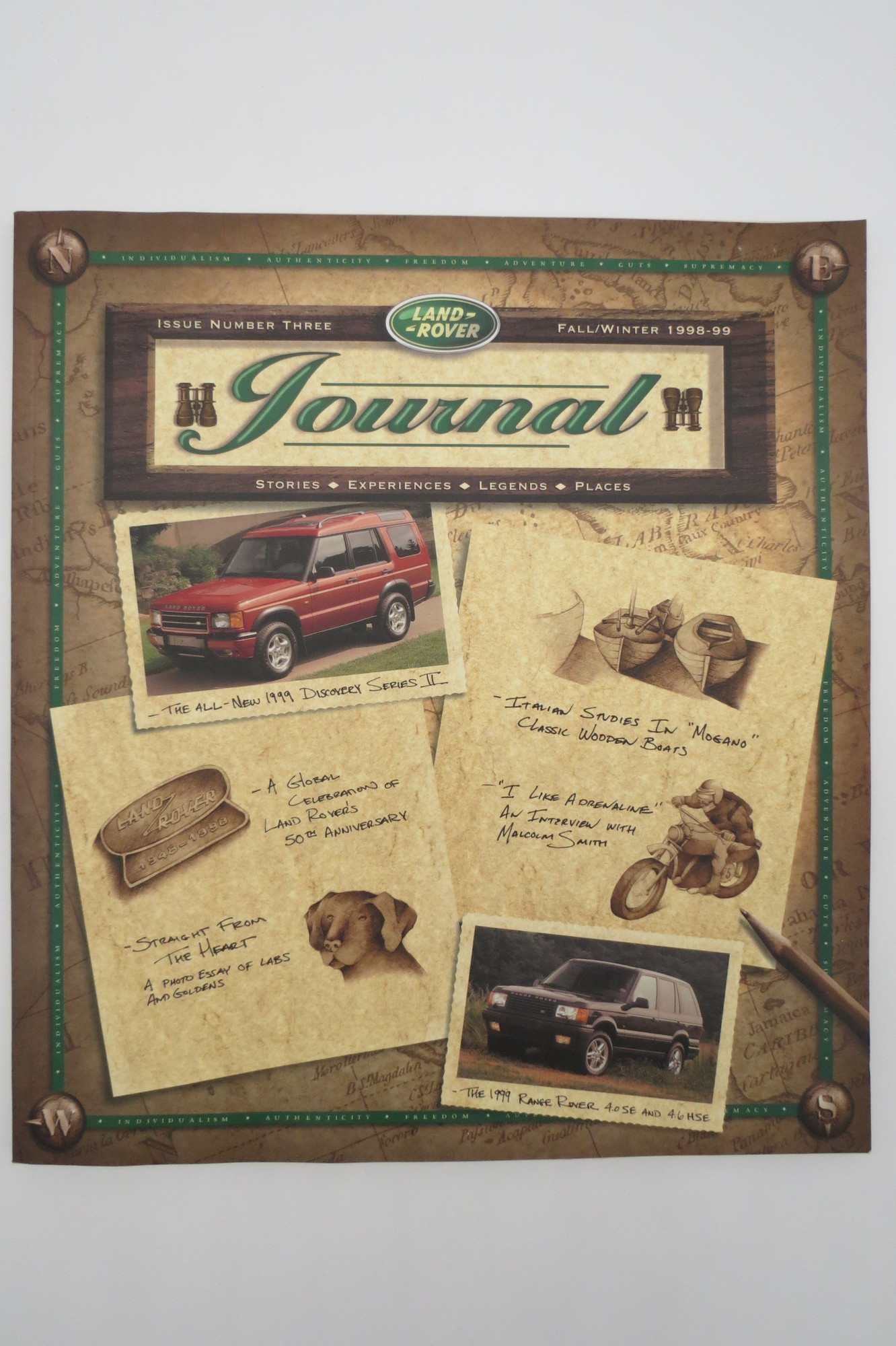 Image for LAND ROVER JOURNAL FALL/WINTER 1998-1999, ISSUE NUMBER THREE