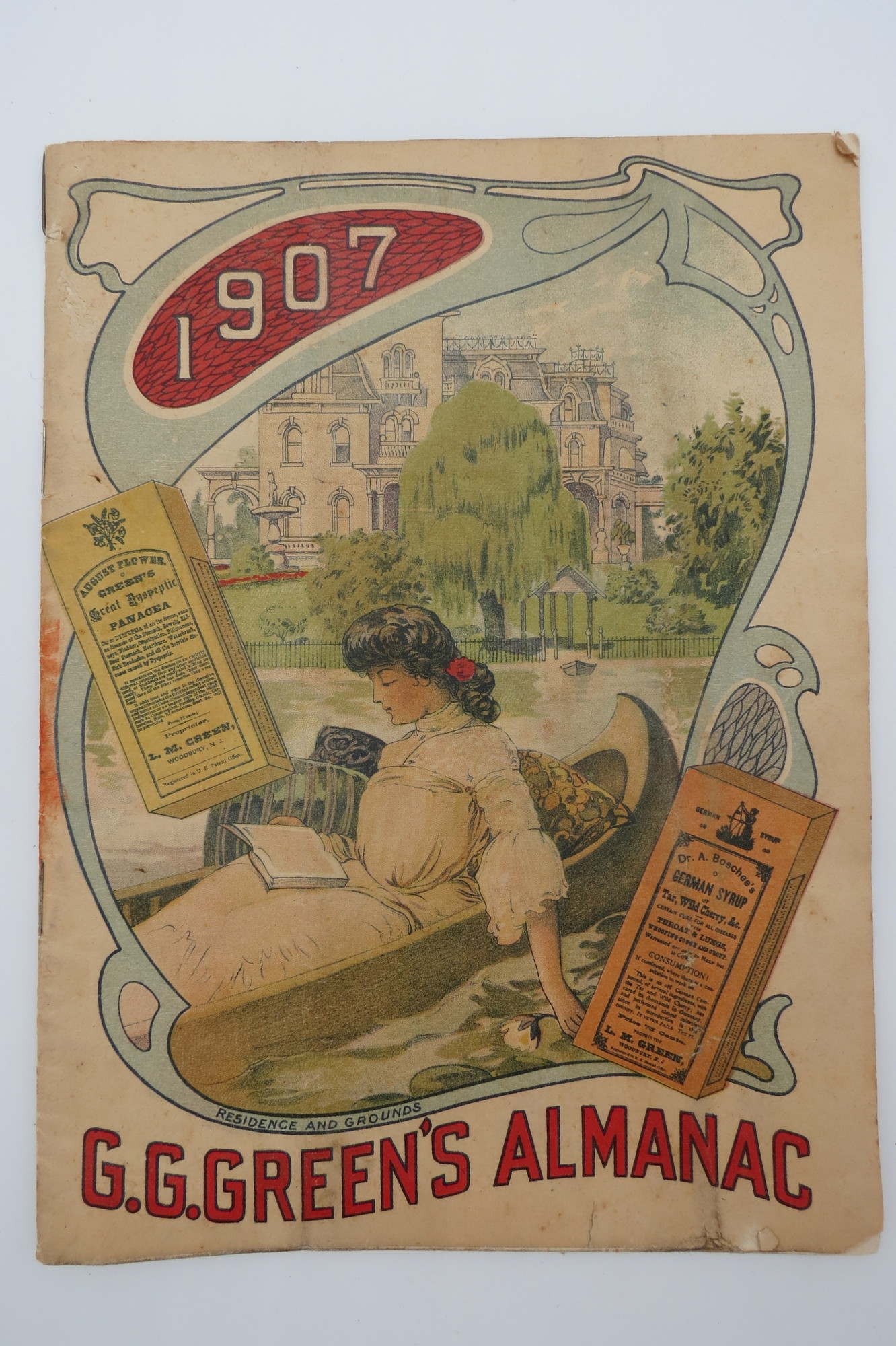 Image for G.G. GREEN'S ALMANAC 1907