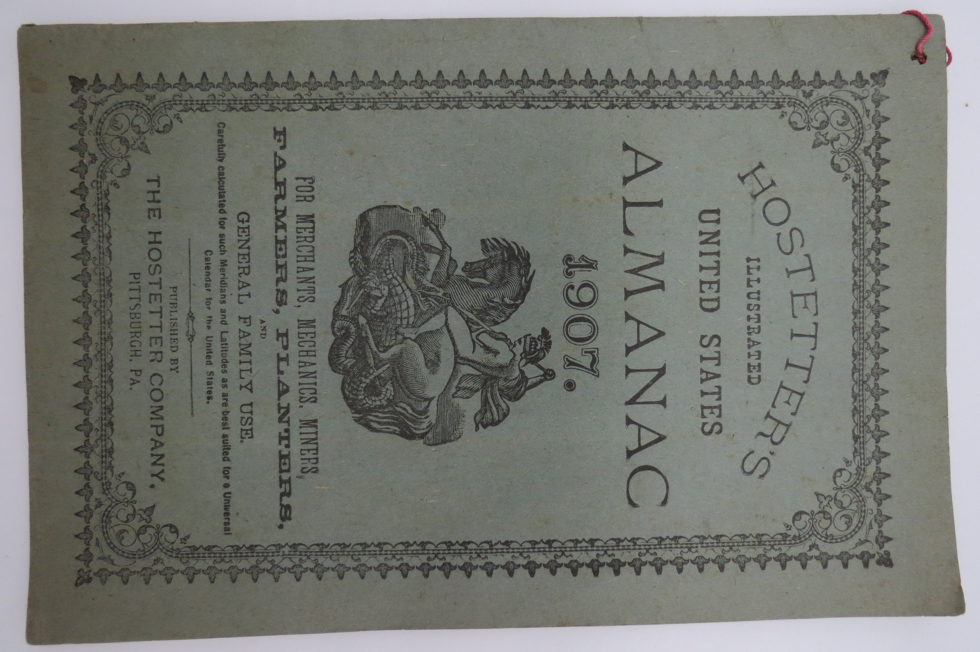 Image for HOSTETTER'S ILLUSTRATED UNITED STATES ALMANAC 1907