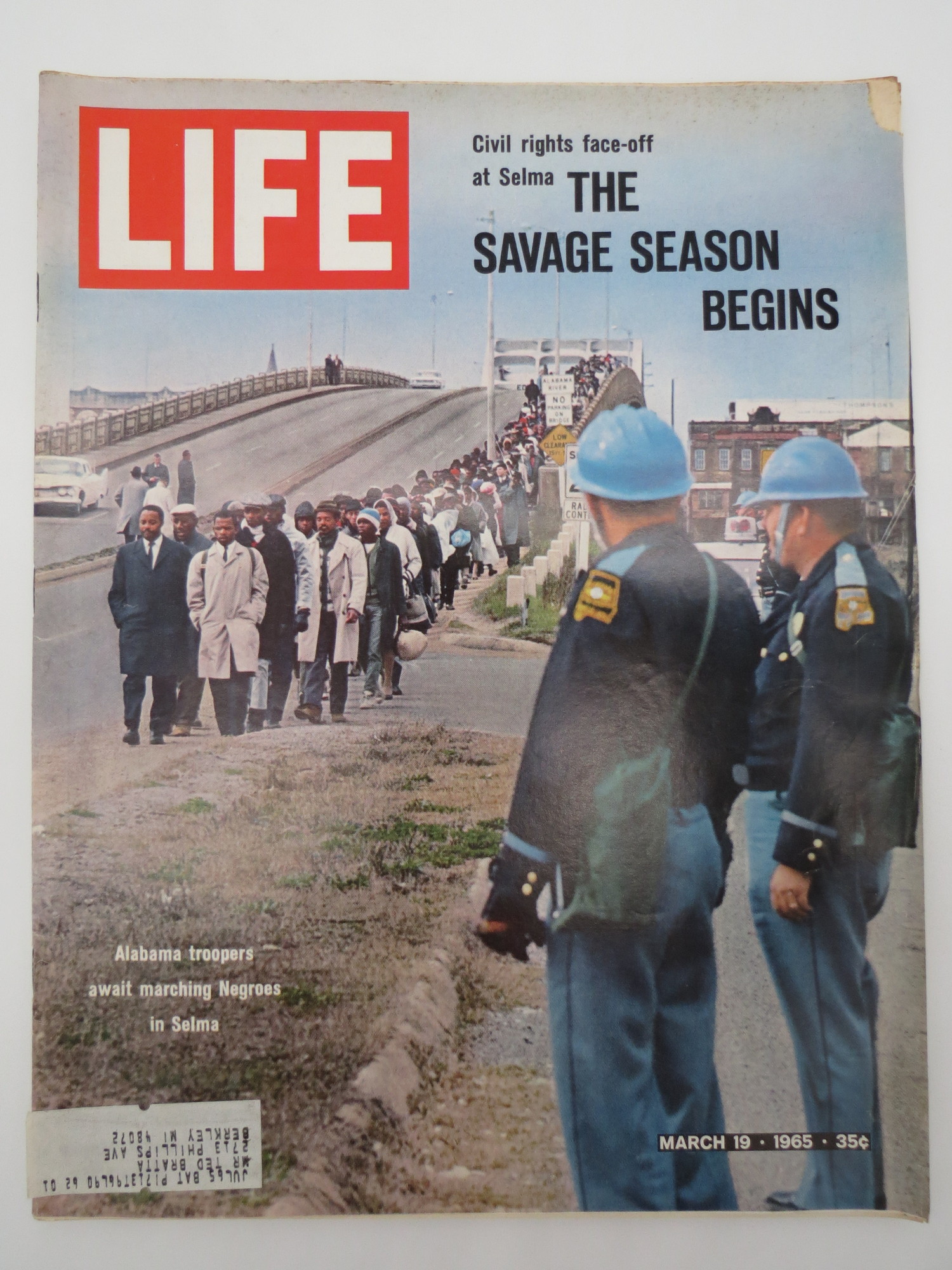 Life Magazine, March 19, 1965 (civil Rights Face-off At Selma, The 