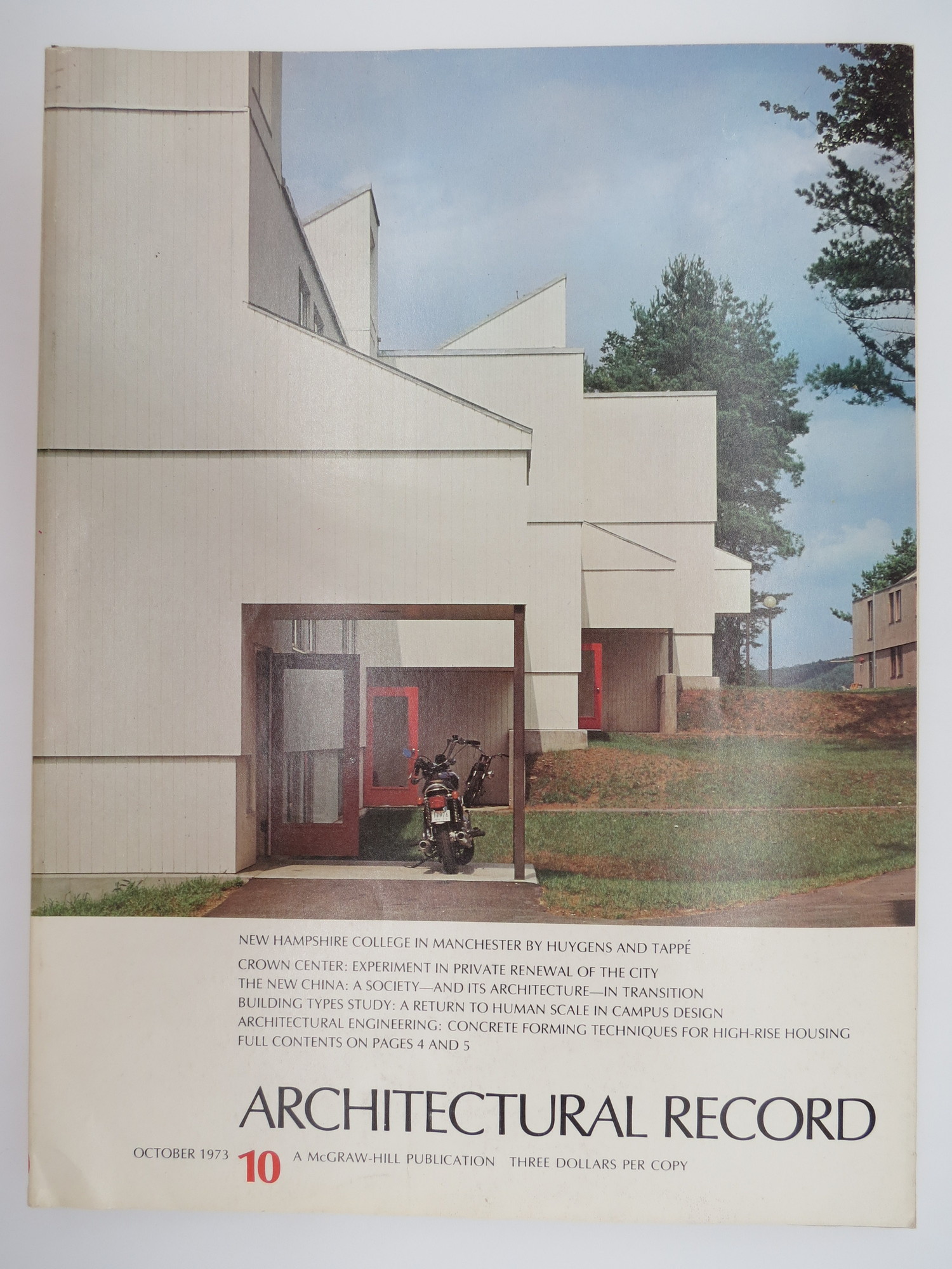 Image for ARCHITECTURAL RECORD MAGAZINE, OCTOBER 1973