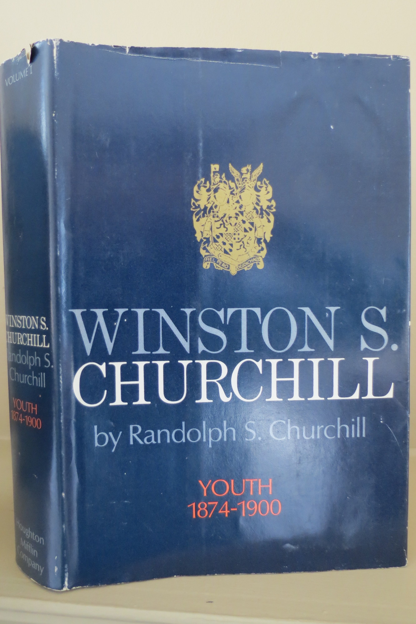 Image for WINSTON S. CHURCHILL Youth 1874-1900 (DJ protected by clear, acid-free mylar cover)