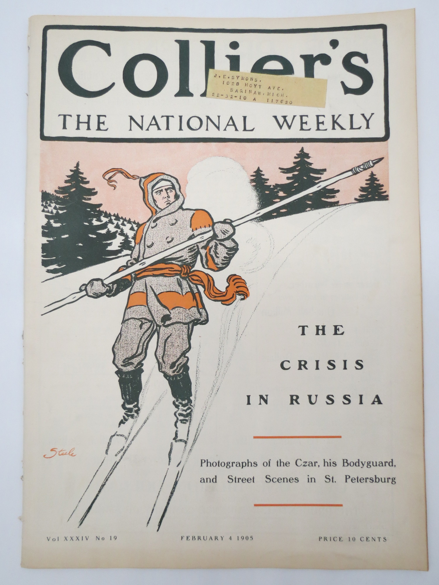 Image for COLLIER'S WEEKLY MAGAZINE - FEBRUARY 4, 1905 (CRISIS IN RUSSIA)