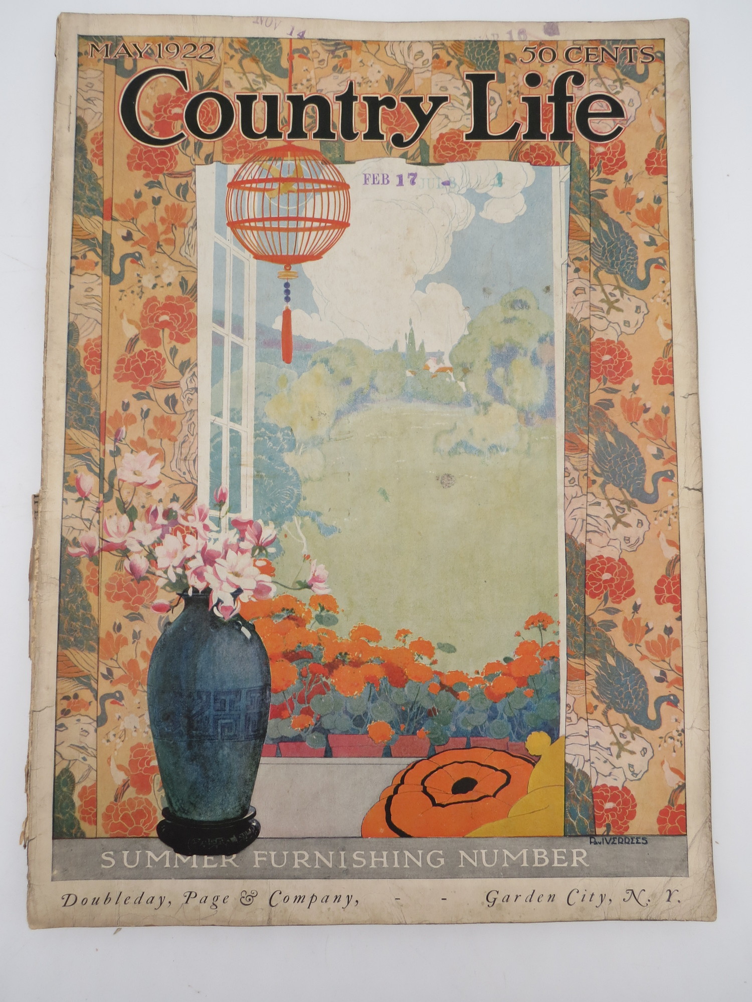 COUNTRY LIFE MAGAZINE, JULY 1924 (BUNGALOW NUMBER; NORMAN ROCKWELL FISK
