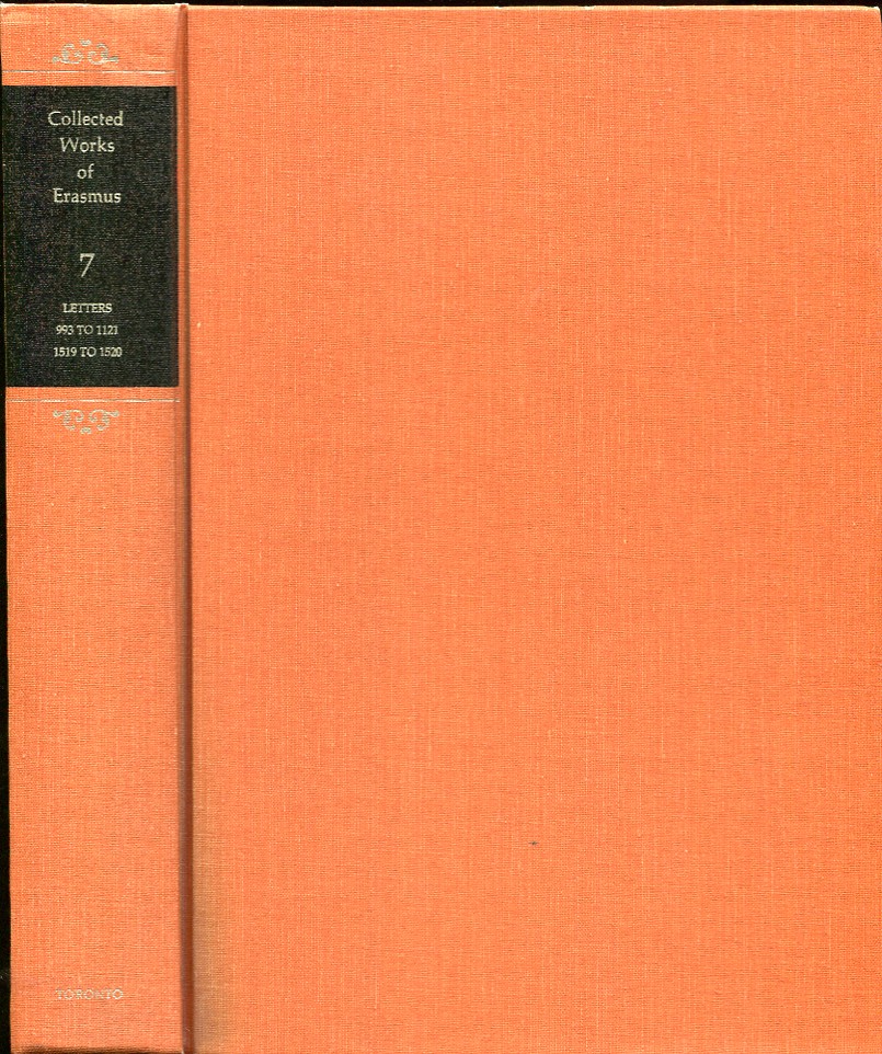 The Correspondence of Erasmus. Letters 993 to 1121, 1519 to 1520