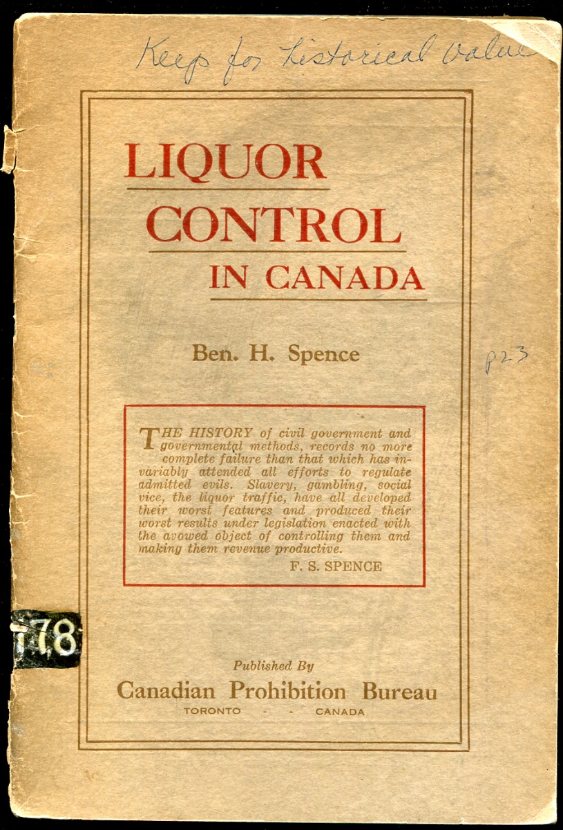 Liquor Control in Canada