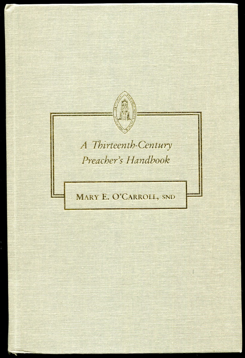 A Thirteen-Century Preacher's Handbook: Studies in MS Laud Misc. 511