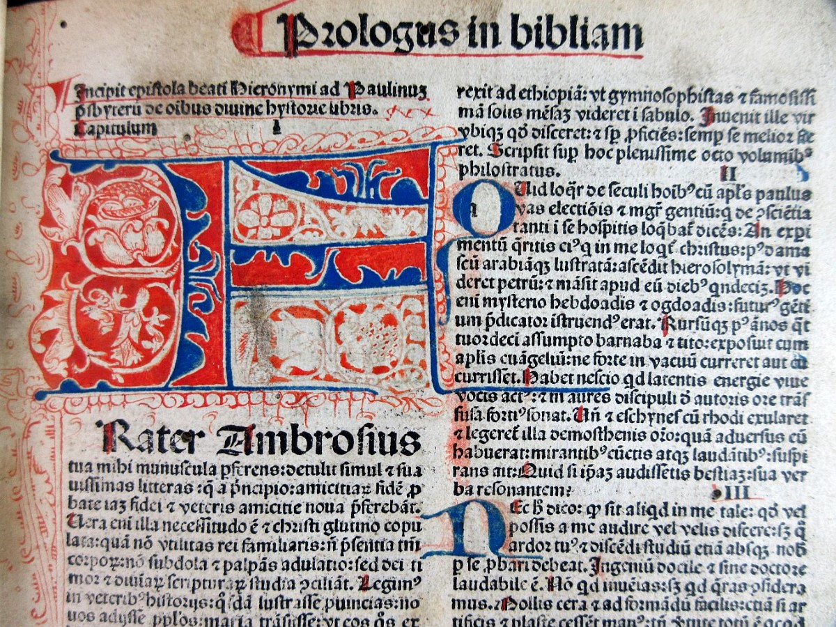 [Biblia Latina] Biblia que[m] retinet sequit[ur] sic metricus ordo.