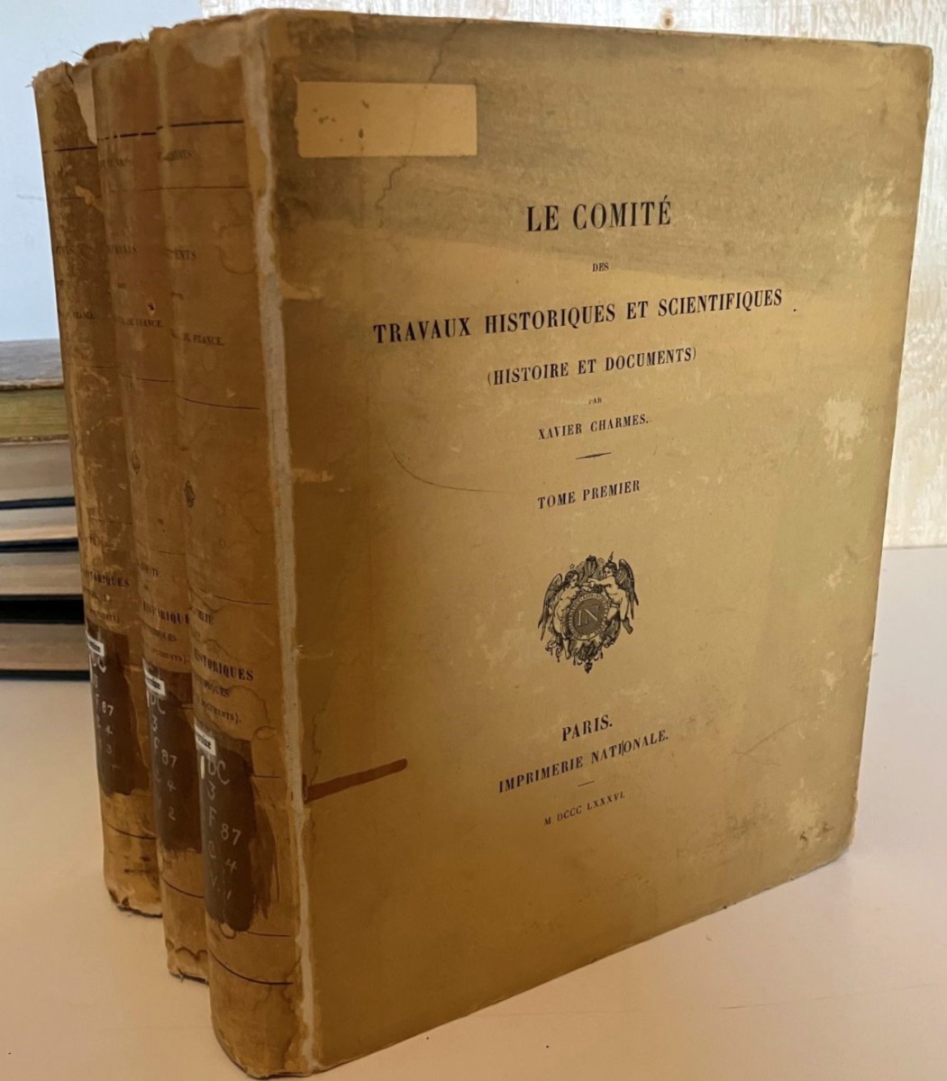 Le Comite des Travaux Historiques et Scientifiques. (Histoire et Documents) 3 Volumes; Complete Set