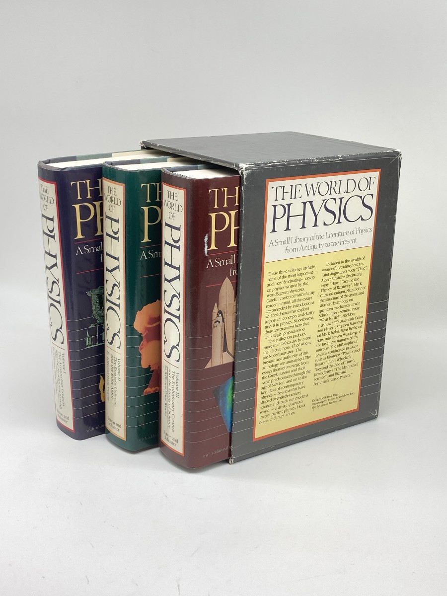 Image for The World of Physics; 3 Volume Boxed Set; A Small Library of the Literature of Physics from Antiquity to the Present The World of Physics; 3 Volume Boxed Set; A Small Library of the Literature of Physics from Antiquity to the Present