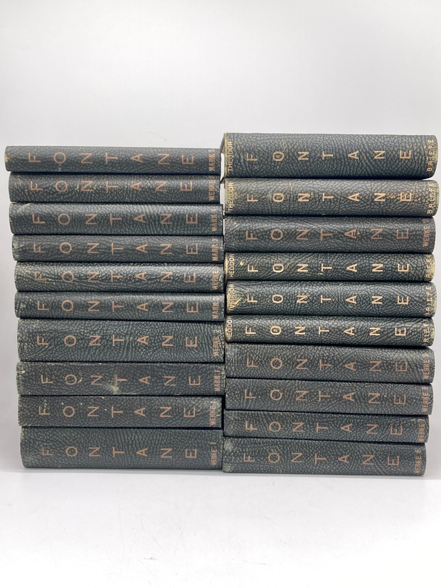 Theodor Fontane 20 Volume German Set (20/21 Volumes, Missing 1)