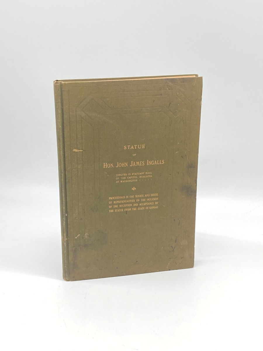 Image for Statue of Hon. John James Ingalls (1905) Erected in Statuary Hall of the Capitol Building At Washington Statue of Hon. John James Ingalls (1905) Erected in Statuary Hall of the Capitol Building At Washington