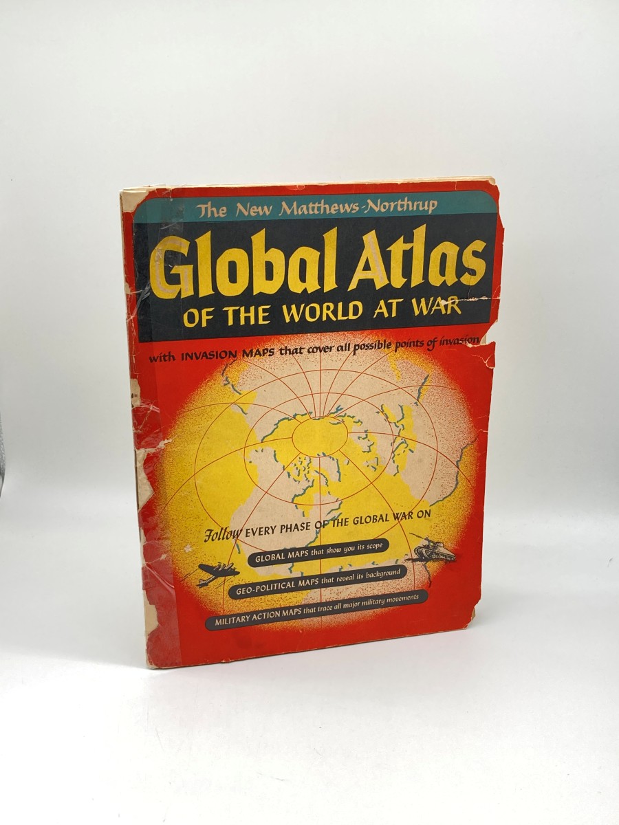 The New Matthews-Northrup Global Atlas of the World War With Invasion Marps That Cover all Possible Points of Invastion