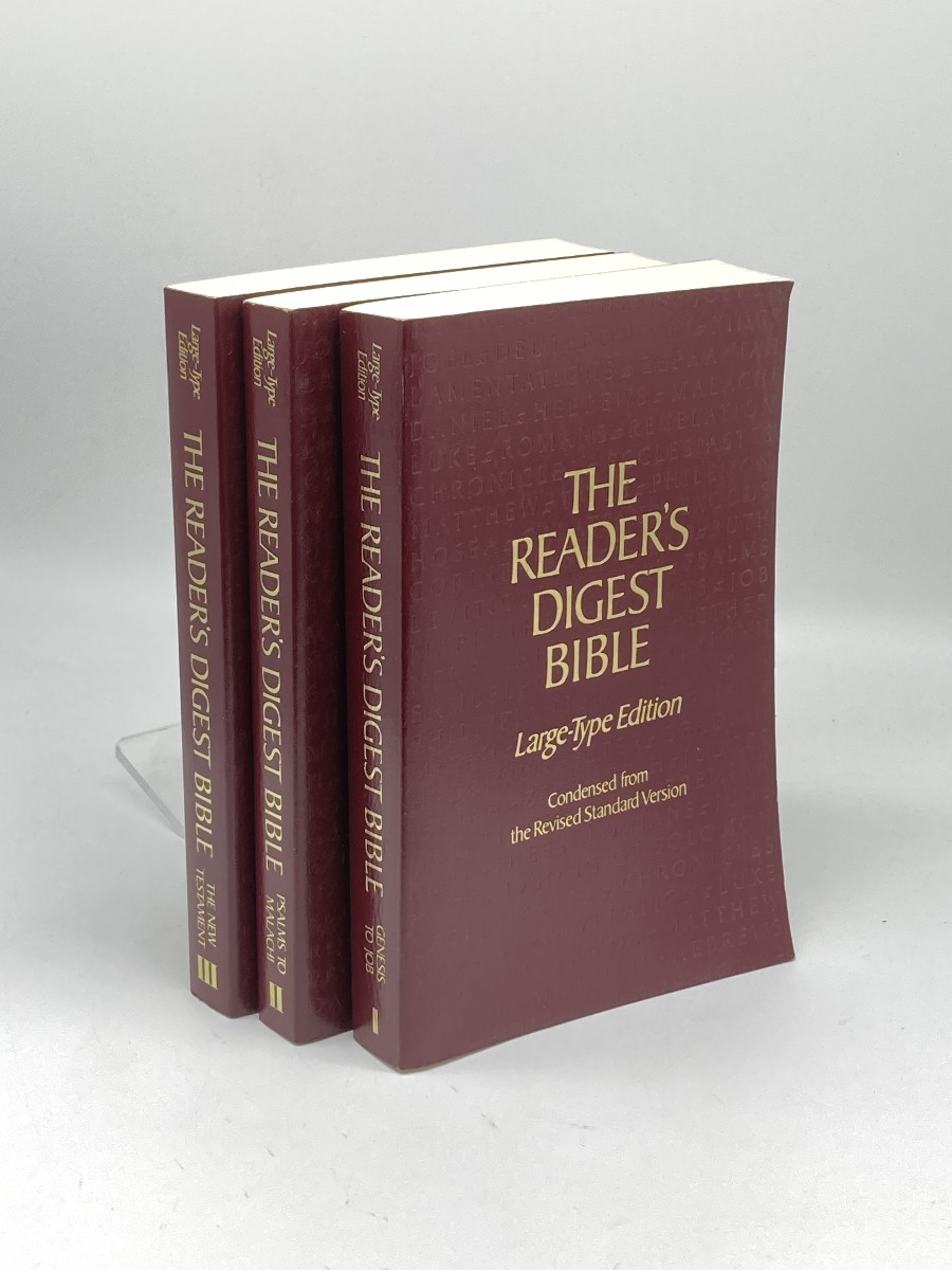 Image for Reader's Digest Bible; Large Type Print Edition; 3 Volume Set Reader's Digest Bible; Large Type Print Edition; 3 Volume Set