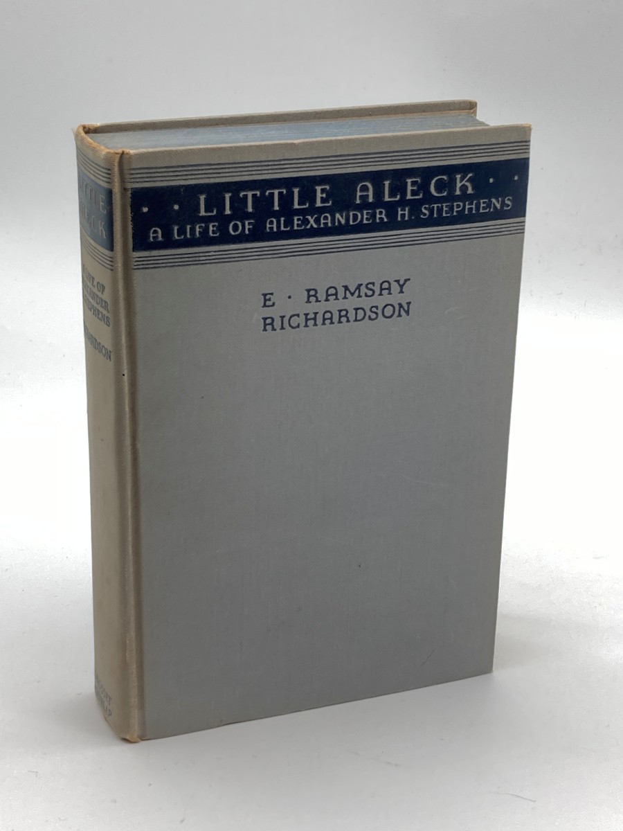 Little Aleck: a Life of Alexander H. Stephens (1932) The Fighting Vice-President of the Confederacy
