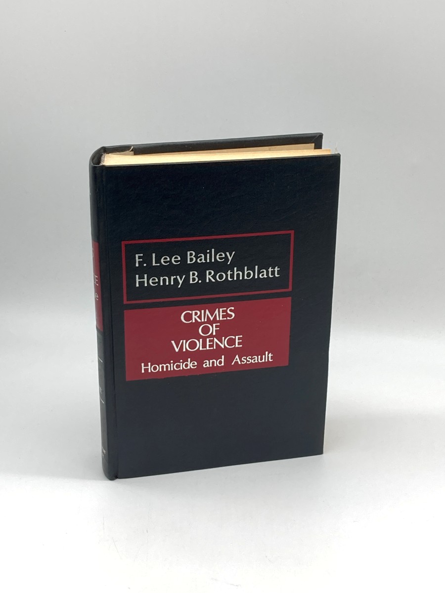 Crimes of Violence: Homicide and Assault Volume 1 (+ 1989 Cumulative Supplement)
