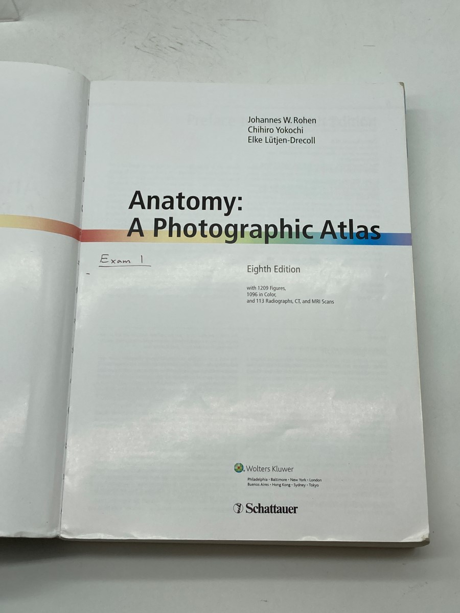 Anatomy A Photographic Atlas | eBay