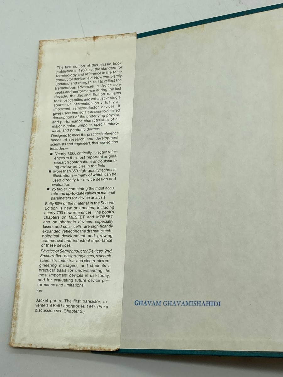 Physics of Semiconductor Devices | eBay