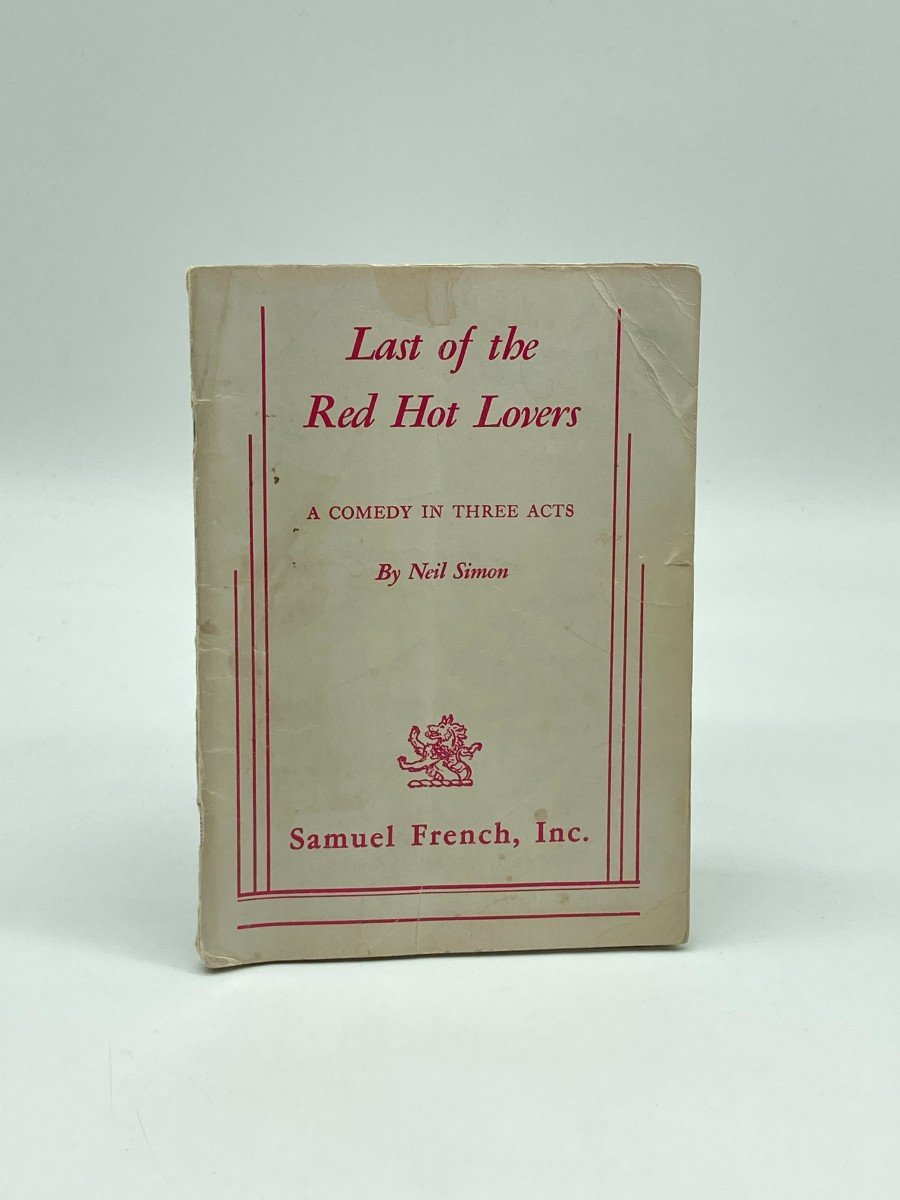 Last of the Red Hot Lovers A Comedy in Three Acts
