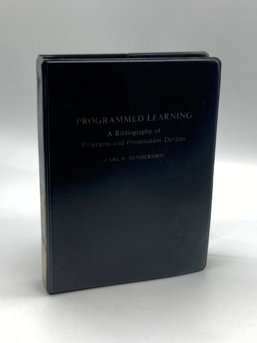 Programmed Learning A Bibliography of Programs and Presentation Devices