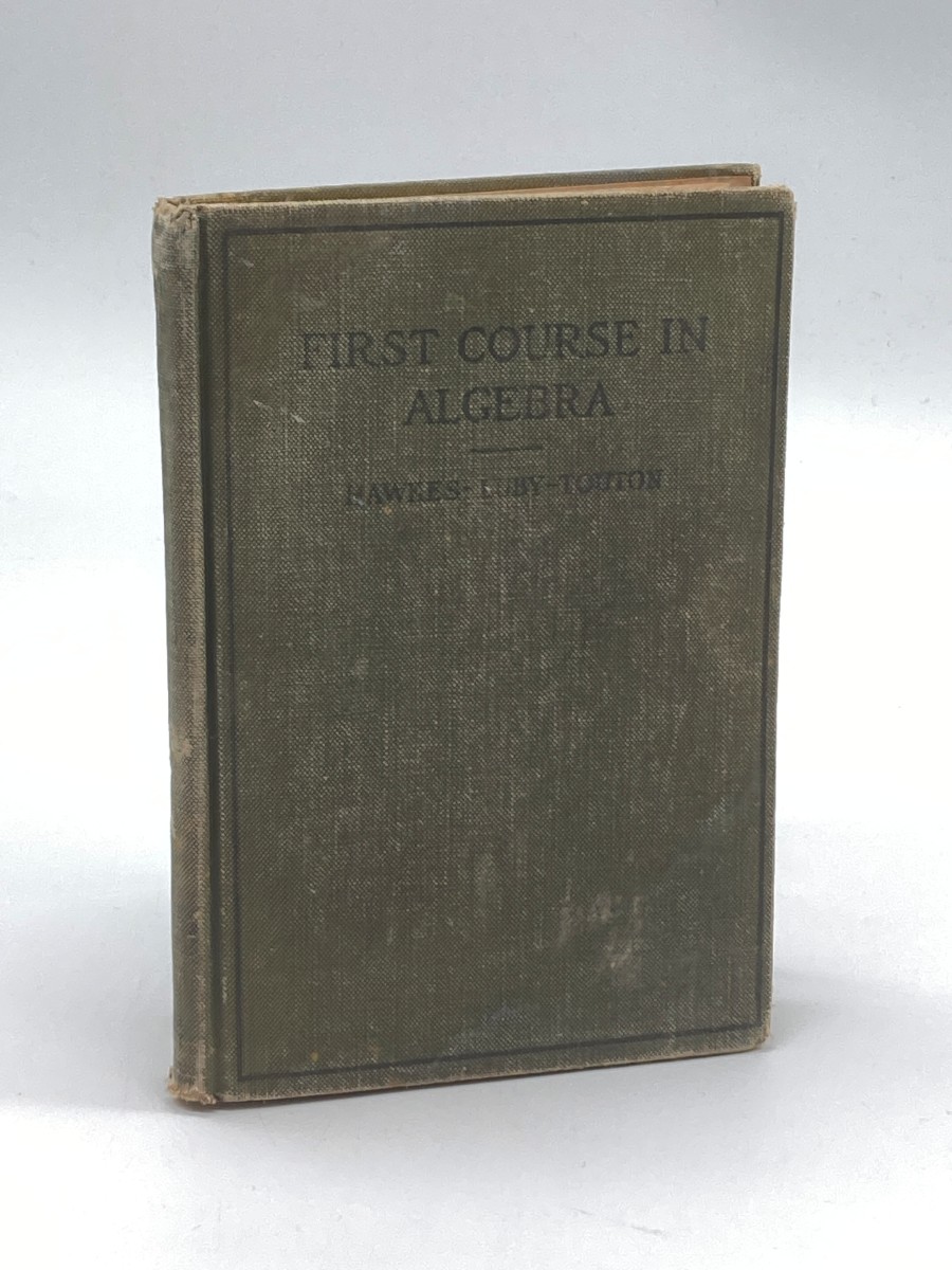 First Course in Algebra (1917)
