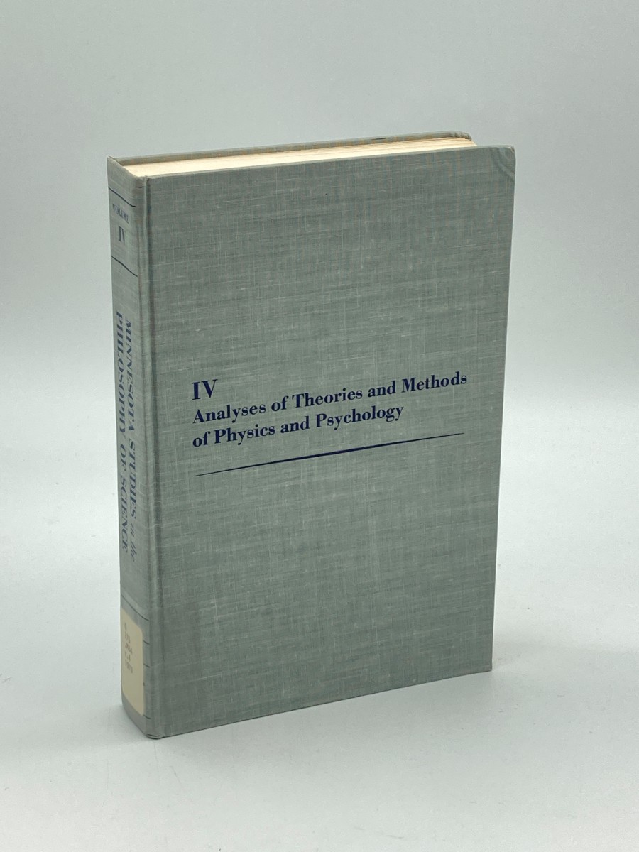 Analyses of Theories and Methods of Physics and Psychology.